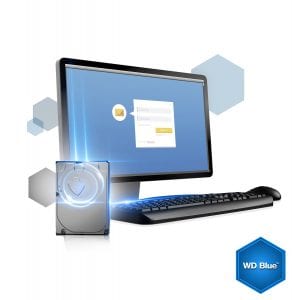 WD Blue 1TB Desktop Hard Disk Drive - SATA 6 Gb/s 64MB Cache 3.5 Inch