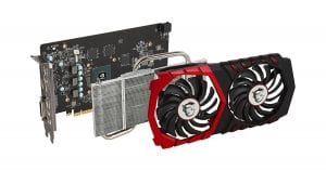 MSI Graphic Cards GeForce GTX 1050 TI GAMING X 4G