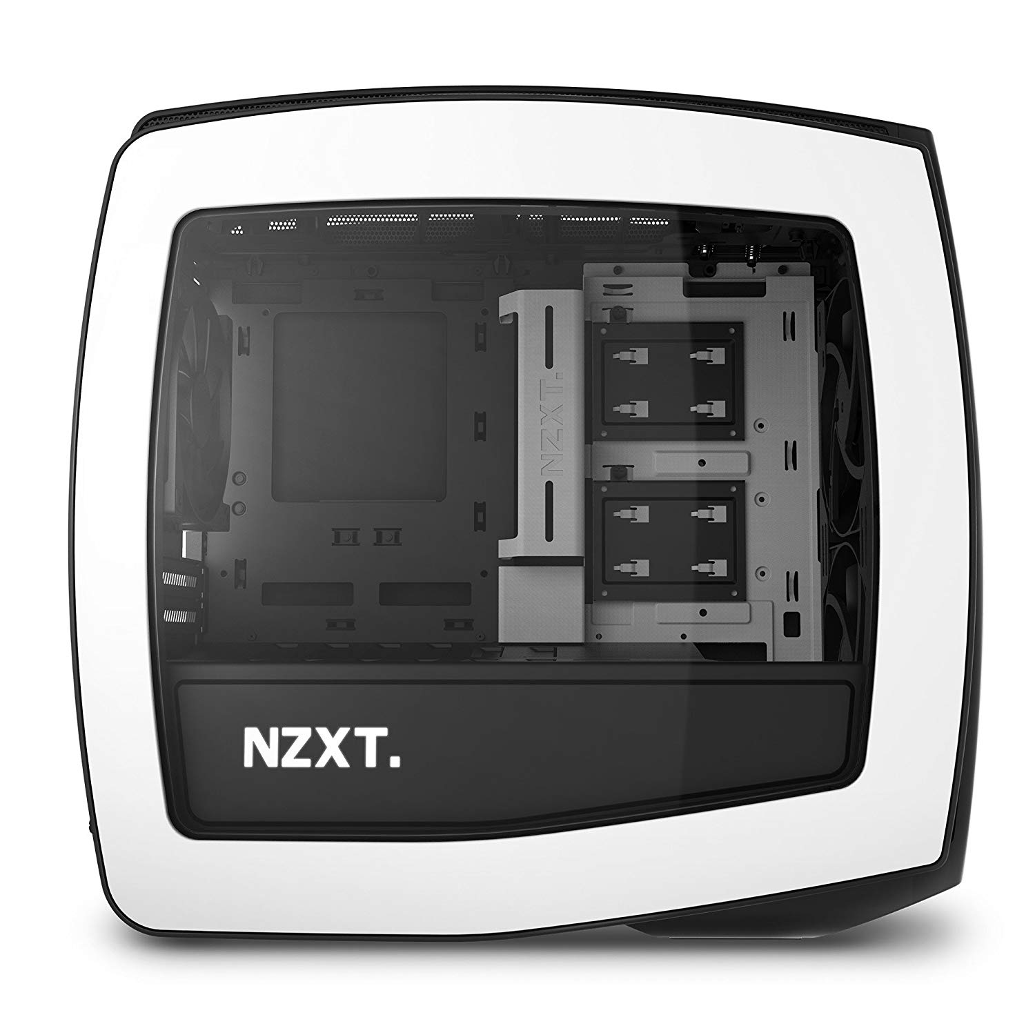 NZXT Manta Computer Case, White/Black - MINI ATX