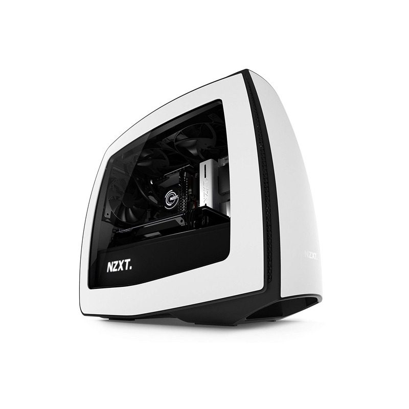 NZXT Manta Computer Case, White/Black - MINI ATX