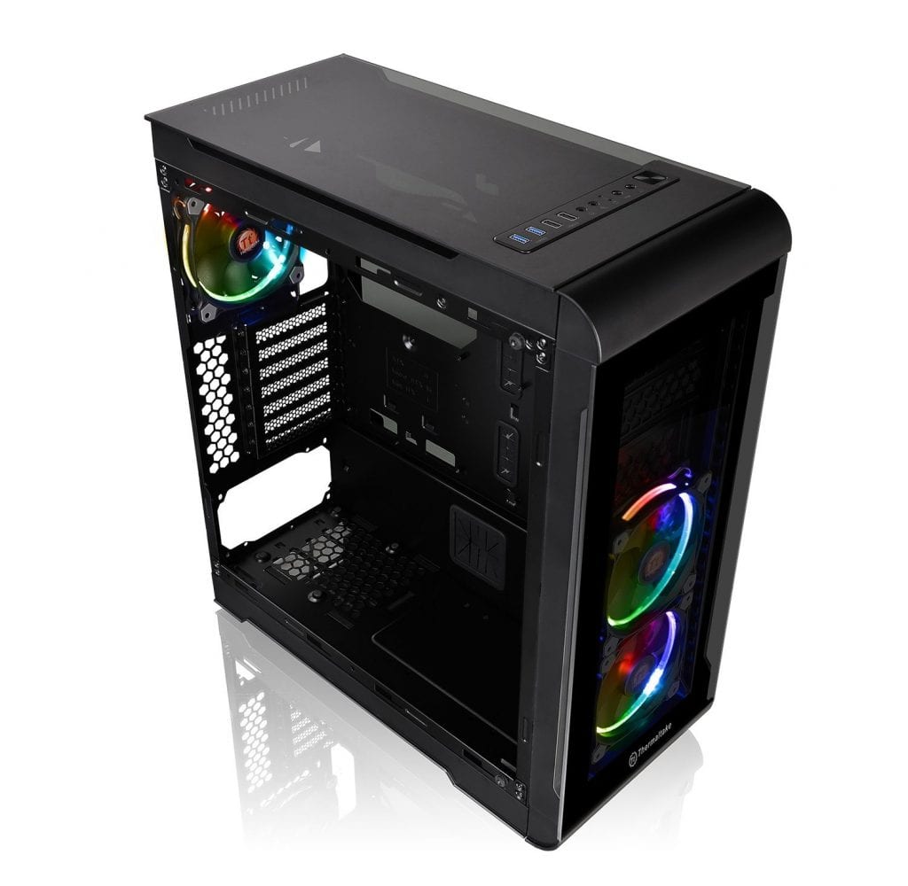 Thermaltake View 32 Tg Rgb 4 Tempered Glass Panels Atx Mid Tower Gaming
