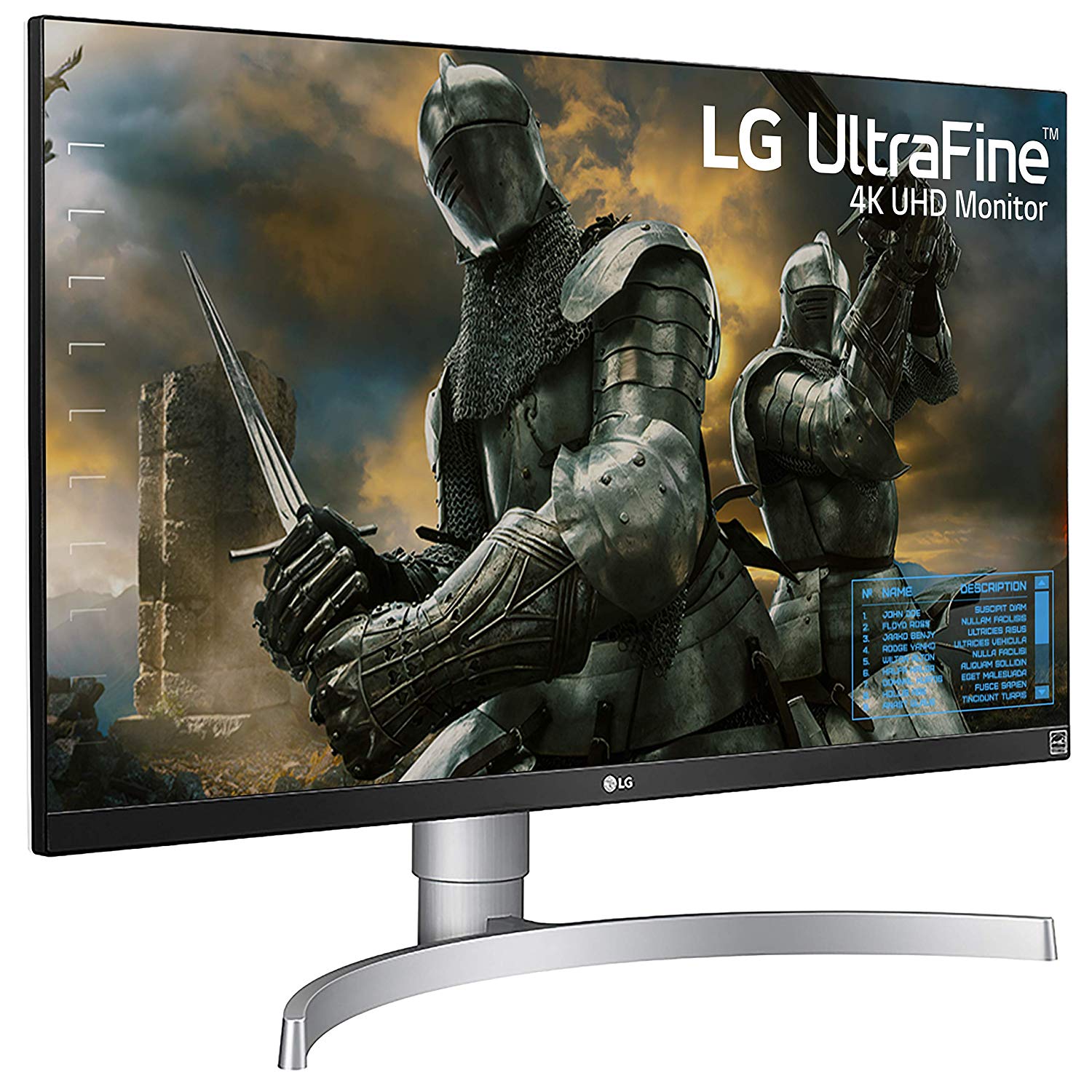 LG 27UK650-W 27 Inch 4K UHD IPS LED Monitor with HDR 10 and