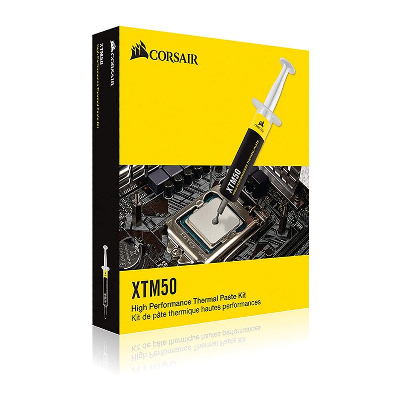 CORSAIR XTM50 High Performance Thermal Compound Paste, Ultra-Low Thermal  Impedance CPU/GPU, 5 Grams