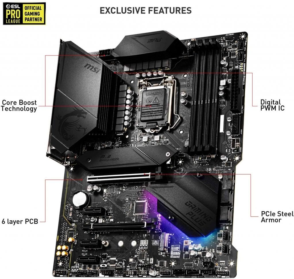 Msi mpg z490 gaming plus lga 1200 standard atx какой процессор подходит