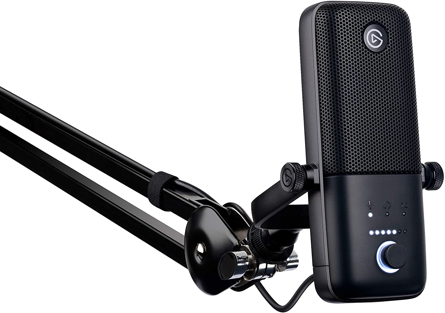 Elgato Wave 3 USB Condenser Microphone - Black; Cardioid Polar