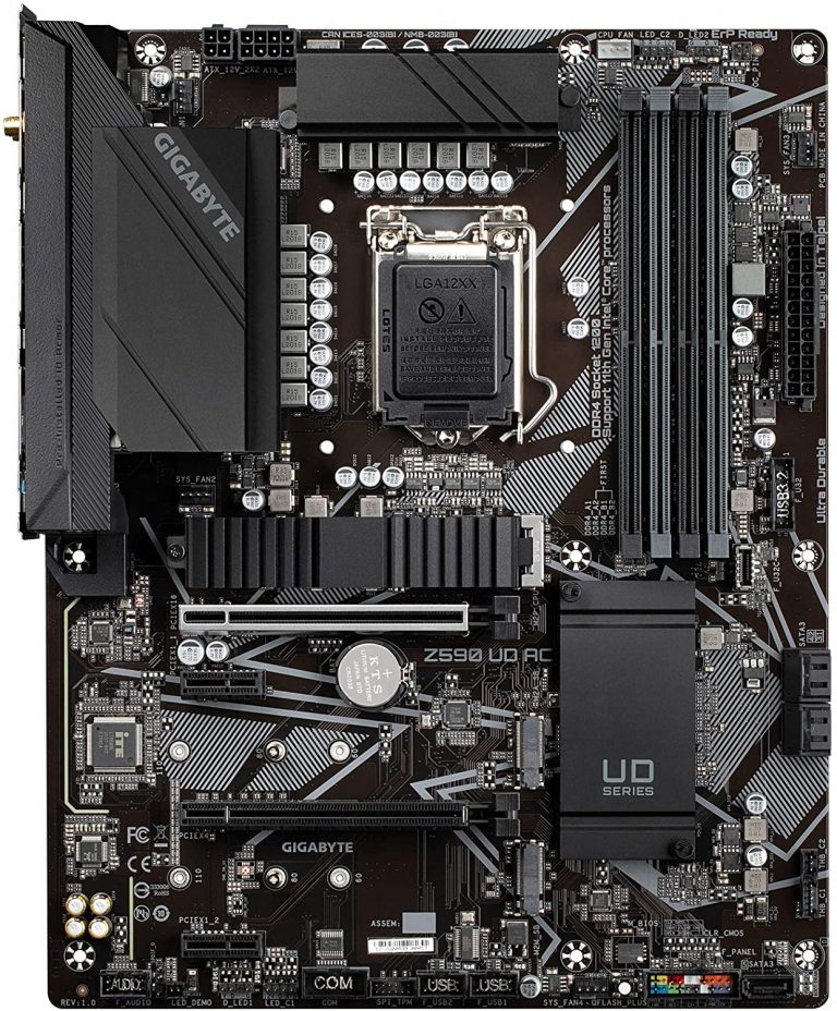 Gigabyte z590 ud ac обзор