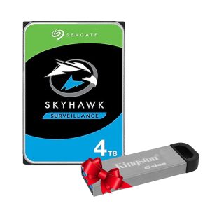 Seagate Skyhawk 4TB Surveillance Hard SATA 6Gb/s#HD-SE-SKYH4TB0#HD-KS-KYS64G1F